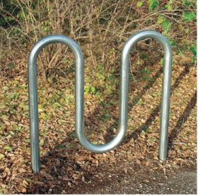 3 wave bike rack